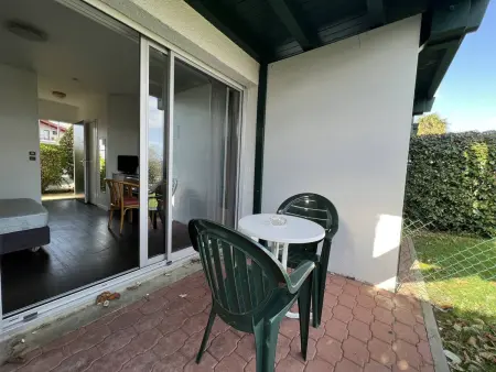 Studio rez-de-chaussée Cambo, terrasse et parking : photo 9