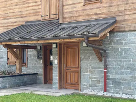 T3 Samoëns village, terrasse jardin et ski-bus 50m : photo 14
