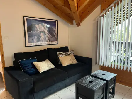 T2 centre Samoëns, balcon sud, ski-bus à 100m : photo 2