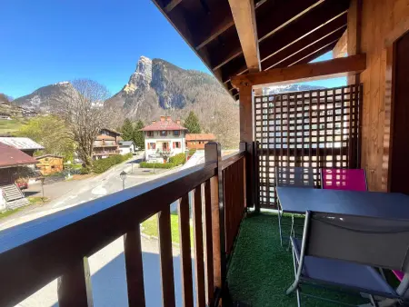 Appartement 2 chambres centre Samoëns, balcon, animaux OK : photo 15