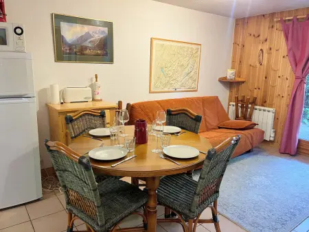 Location appartement à Samoëns, Appartement T2 avec jardinet proche du centre, Wi-Fi, garage
