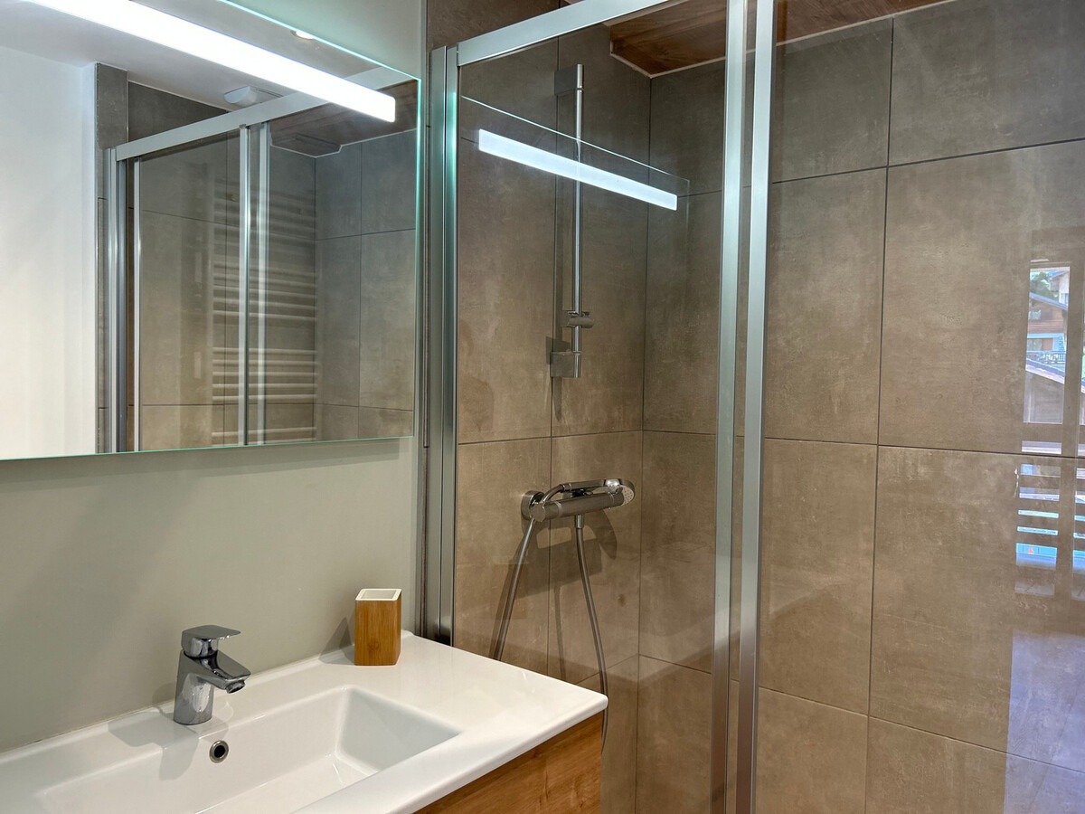 Duplex 8 pers. vue Mont-Chéry, parking, WiFi aux Gets - Photo 10