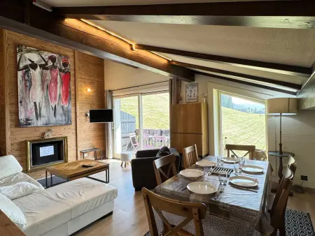 Appartement 6 pers. aux Gets, balcon vue pistes et garage : photo 2