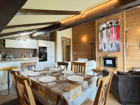 Appartement 6 pers. aux Gets, balcon vue pistes et garage : photo 4