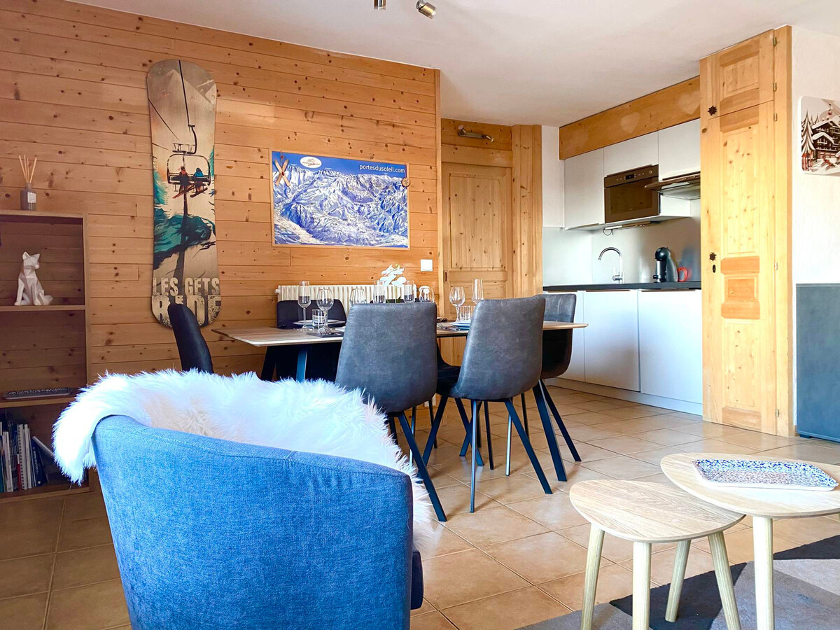 Appartement front de neige aux Gets, 2 ch, balcon vue pistes - Photo 2