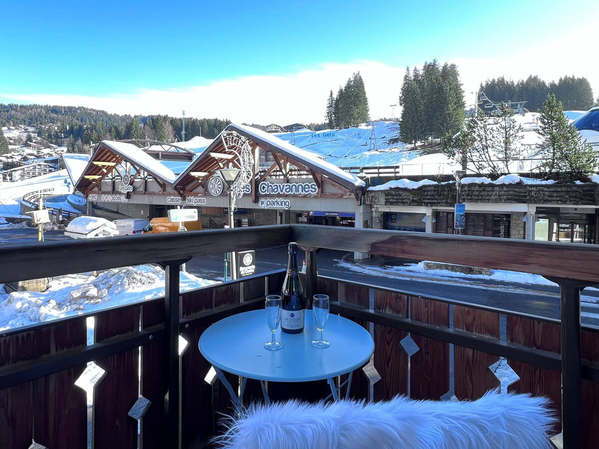 Appartement front de neige aux Gets, 2 ch, balcon vue pistes - Photo 8