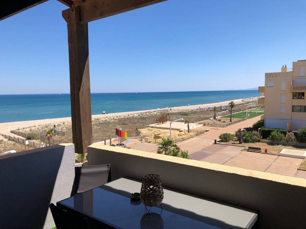 T2 Mezzanine Vue Mer au Barcarès, Plage à Pied - Photo 15