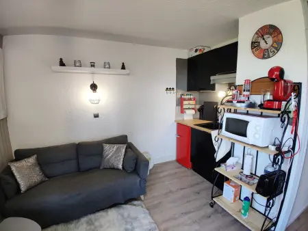 Location appartement à Pra Loup, Studio lumineux au cœur de Pra-Loup avec parking