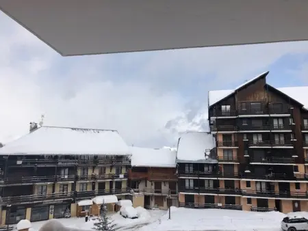 Studio cabine front de neige, accès direct pistes à Risoul : photo 10