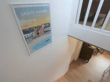 T2 duplex rénové avec jardin privé, vue port à Combrit - Photo 23