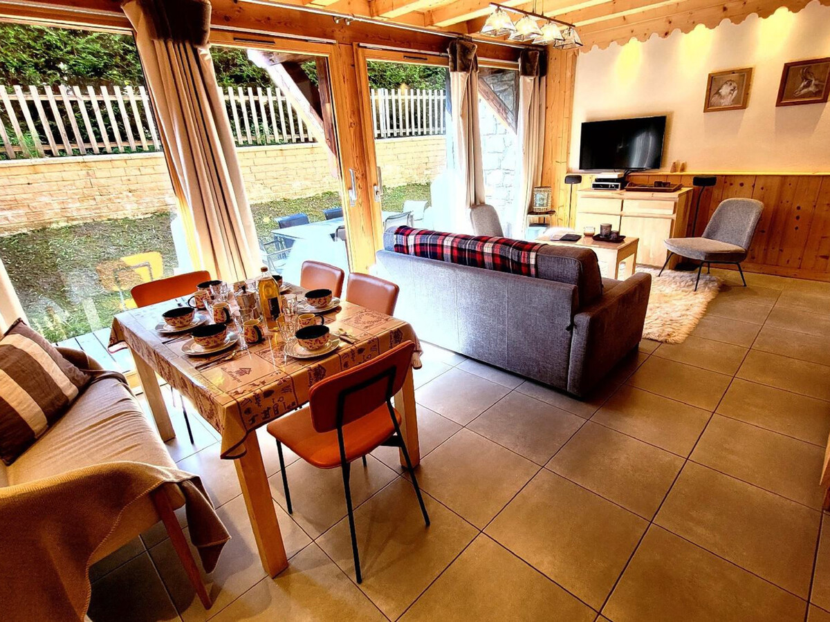 Duplex 3* aux Gets : terrasse, jardin privé, 6 pers - Photo 1