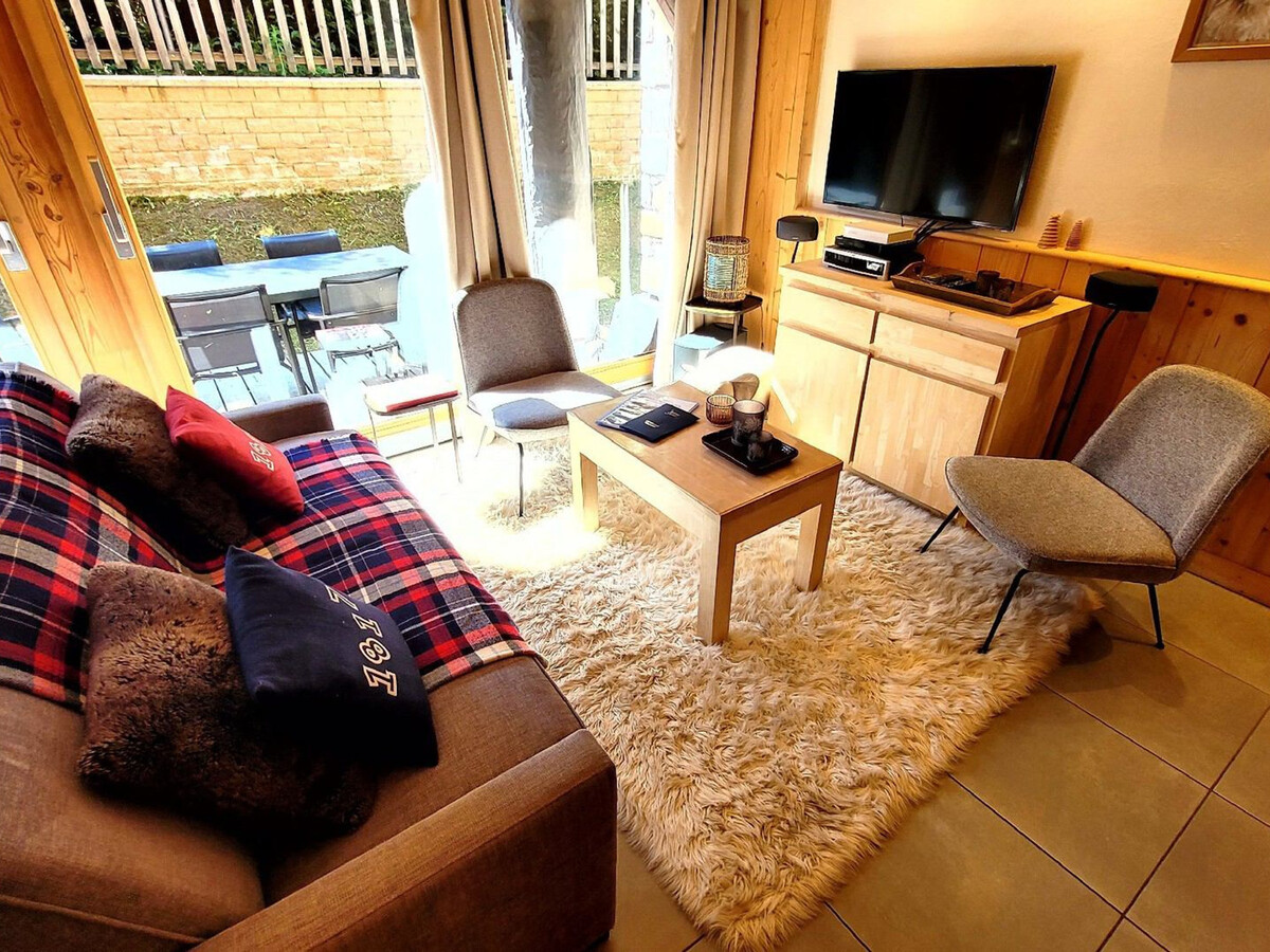 Duplex 3* aux Gets : terrasse, jardin privé, 6 pers - Photo 2