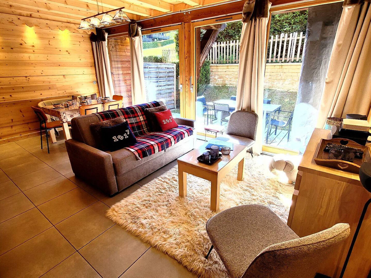 Duplex 3* aux Gets : terrasse, jardin privé, 6 pers - Photo 14