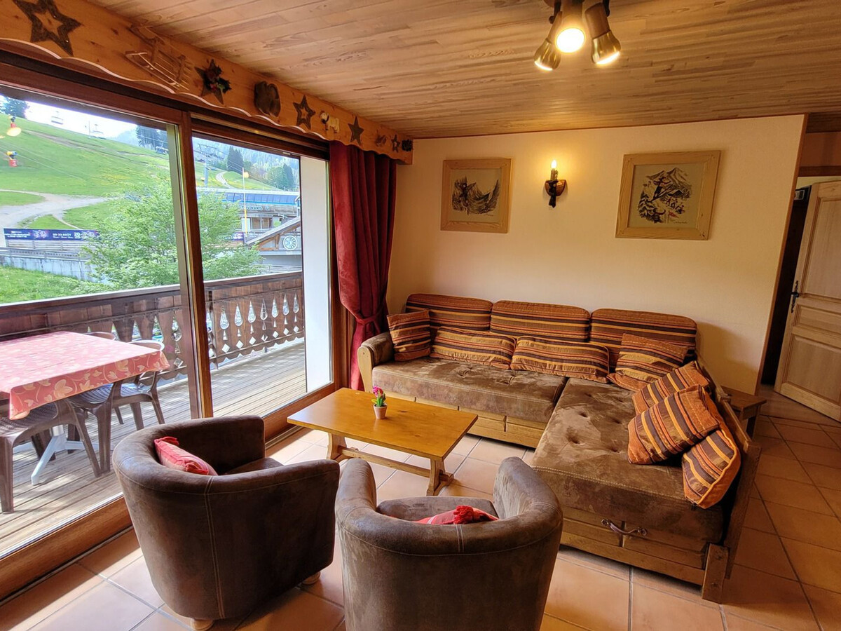 Appartement 10 pers, balcon vue pistes, skis aux pieds aux Gets - Photo 1