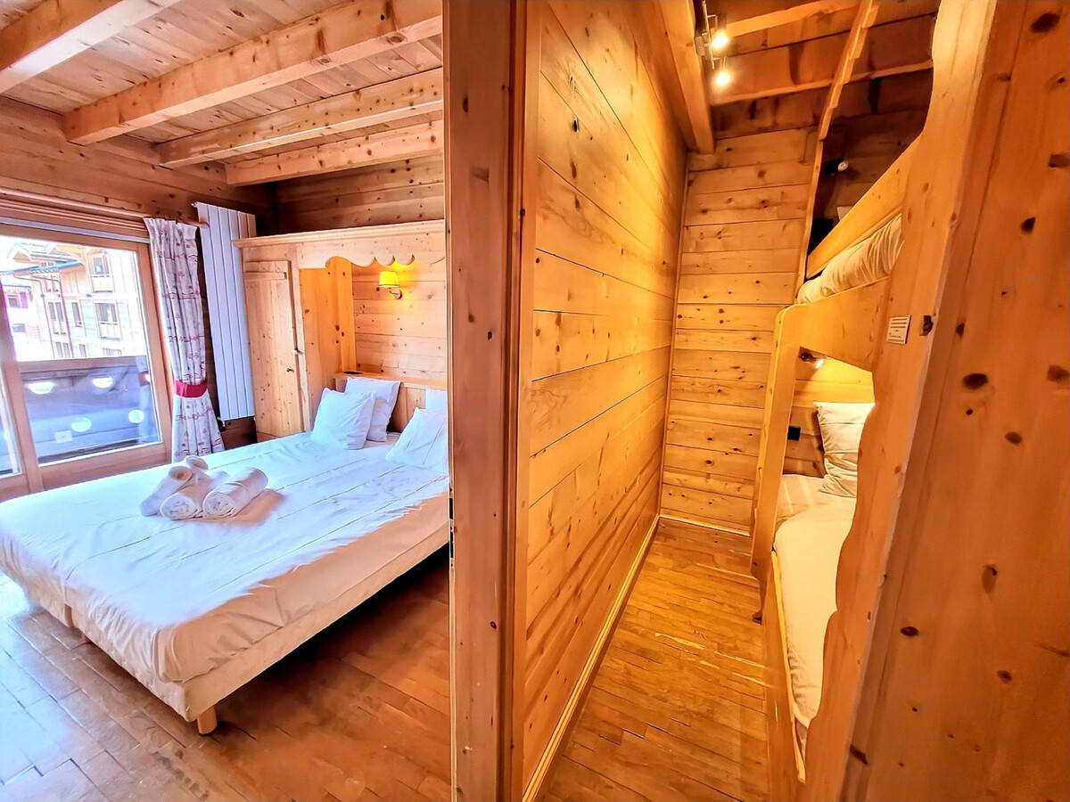 Appart 4 pièces + cabine aux Gets, balcon vue pistes - Photo 7