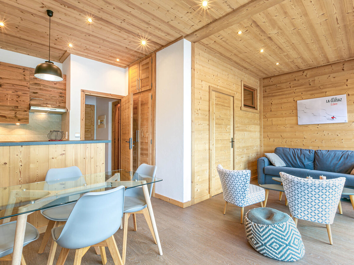 Studio cabine 4 pers avec balcon vue montagne, parking - Photo 1
