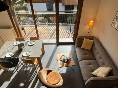 Duplex moderne au cœur de Samoëns, balcon vue montagne : photo 3