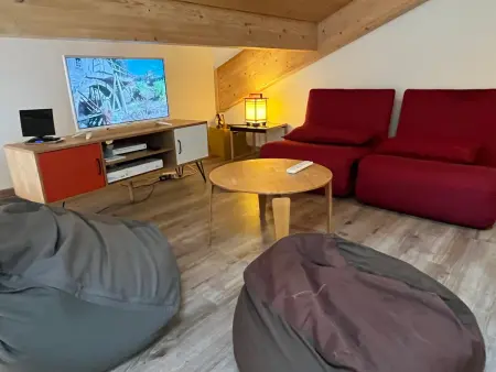 Duplex moderne au cœur de Samoëns, balcon vue montagne : photo 9