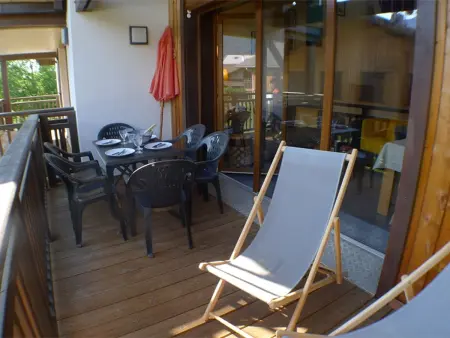 Duplex moderne au cœur de Samoëns, balcon vue montagne : photo 13