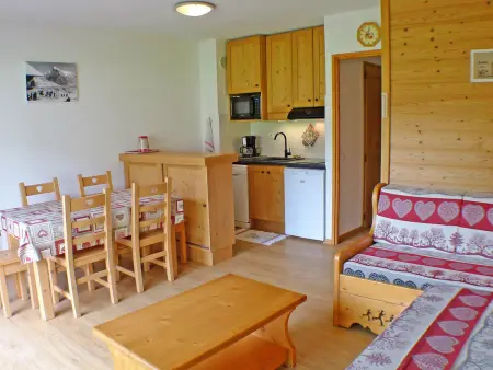 Location appartement à Samoëns, Appartement de 6 personnes avec terrasse, parking et Wi-Fi