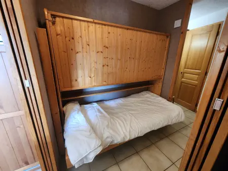 Studio 28m² 4 personnes, balcon vue remontées mécaniques : photo 7