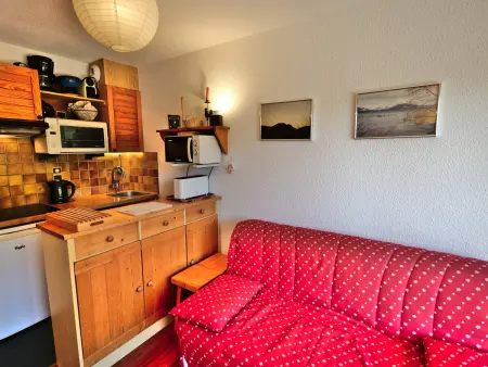 Appartement 40m² vue pistes au Chinaillon, grande terrasse sud : photo 19