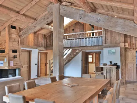 Location appartement à Le Grand Bornand, Luxueux 6 pièces avec sauna, hammam et jacuzzi, à 300m du centre et au pied des télécabines!