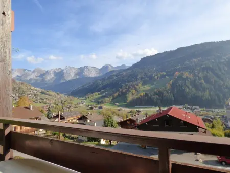 Studio cabine 4 pers. au Grand-Bornand, balcon sud : photo 9