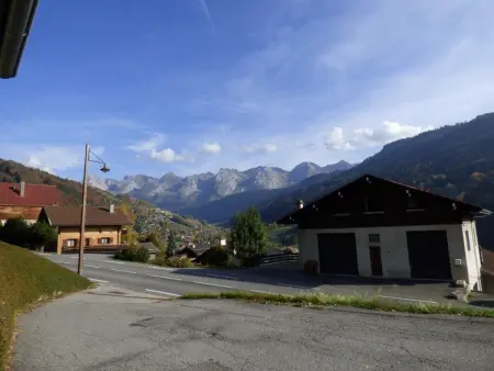 Studio cabine 4 pers. au Grand-Bornand, balcon sud : photo 11