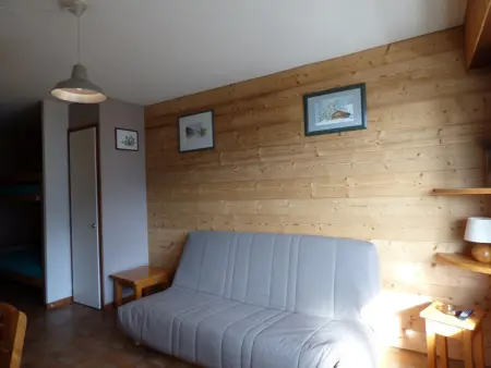 Studio cabine 4 pers. au Grand-Bornand, balcon sud : photo 13