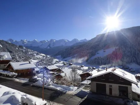 Studio cabine 4 pers. au Grand-Bornand, balcon sud : photo 15