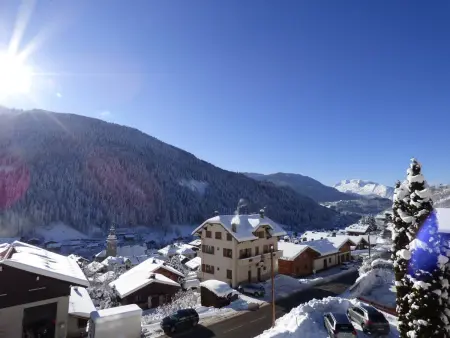 Studio cabine 4 pers. au Grand-Bornand, balcon sud : photo 16