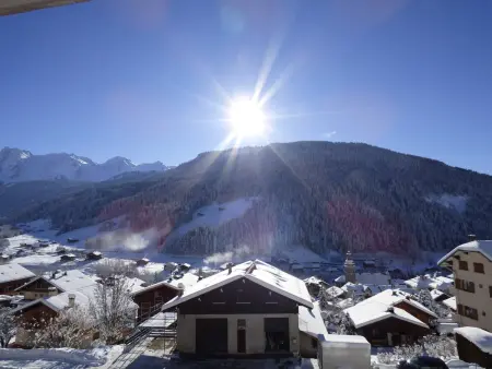 Studio cabine 4 pers. au Grand-Bornand, balcon sud : photo 17