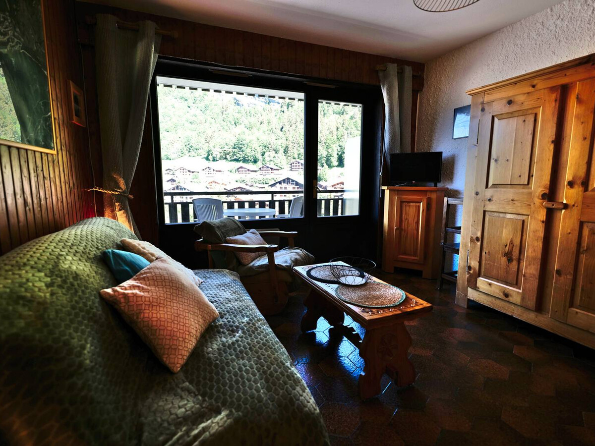 Studio ski aux pieds au Grand-Bornand, balcon et garage - Photo 2
