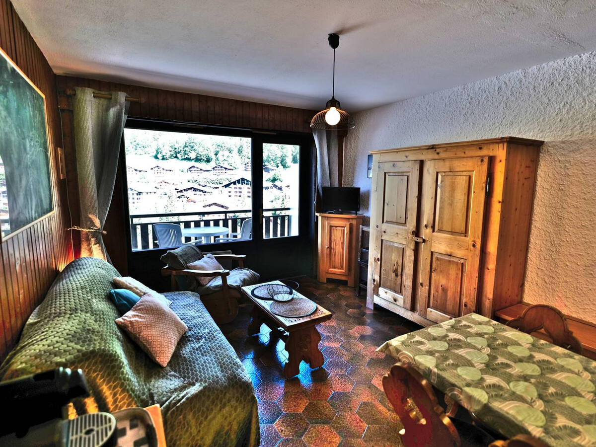 Studio ski aux pieds au Grand-Bornand, balcon et garage - Photo 4