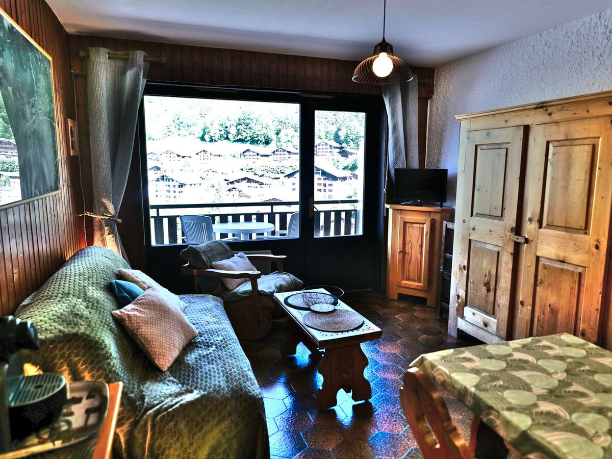 Studio ski aux pieds au Grand-Bornand, balcon et garage - Photo 5