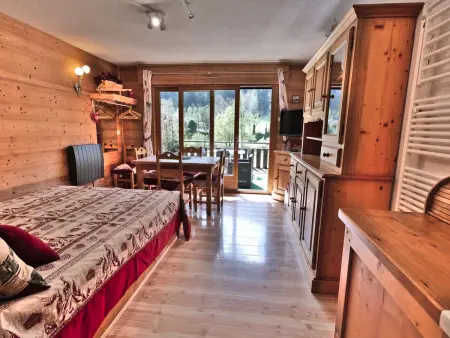 Location appartement à Le Grand Bornand, Studio rénové esprit montagne - 4 personnes - Grand Bornand