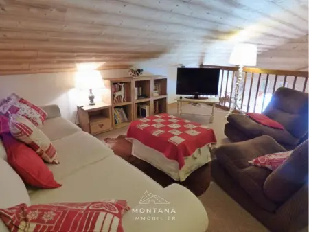 3 pièces + mezzanine 70m² balcon sud, 1km des pistes : photo 6