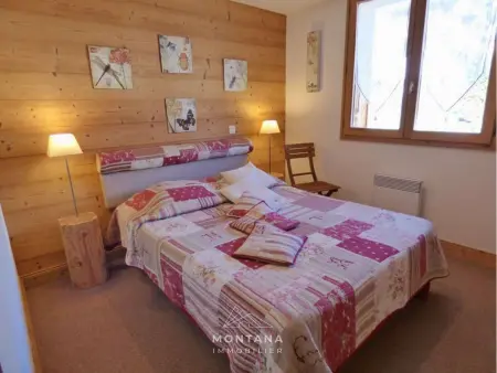 3 pièces + mezzanine 70m² balcon sud, 1km des pistes : photo 8