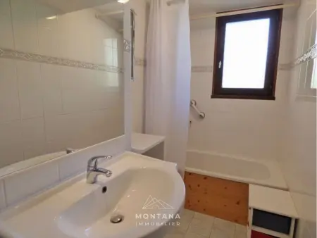3 pièces + mezzanine 70m² balcon sud, 1km des pistes : photo 11