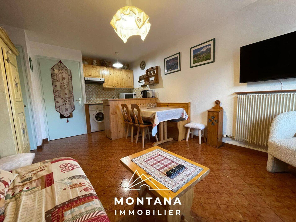 Studio montagnard 25m² ski bus au pied à Le Grand-Bornand - Photo 2