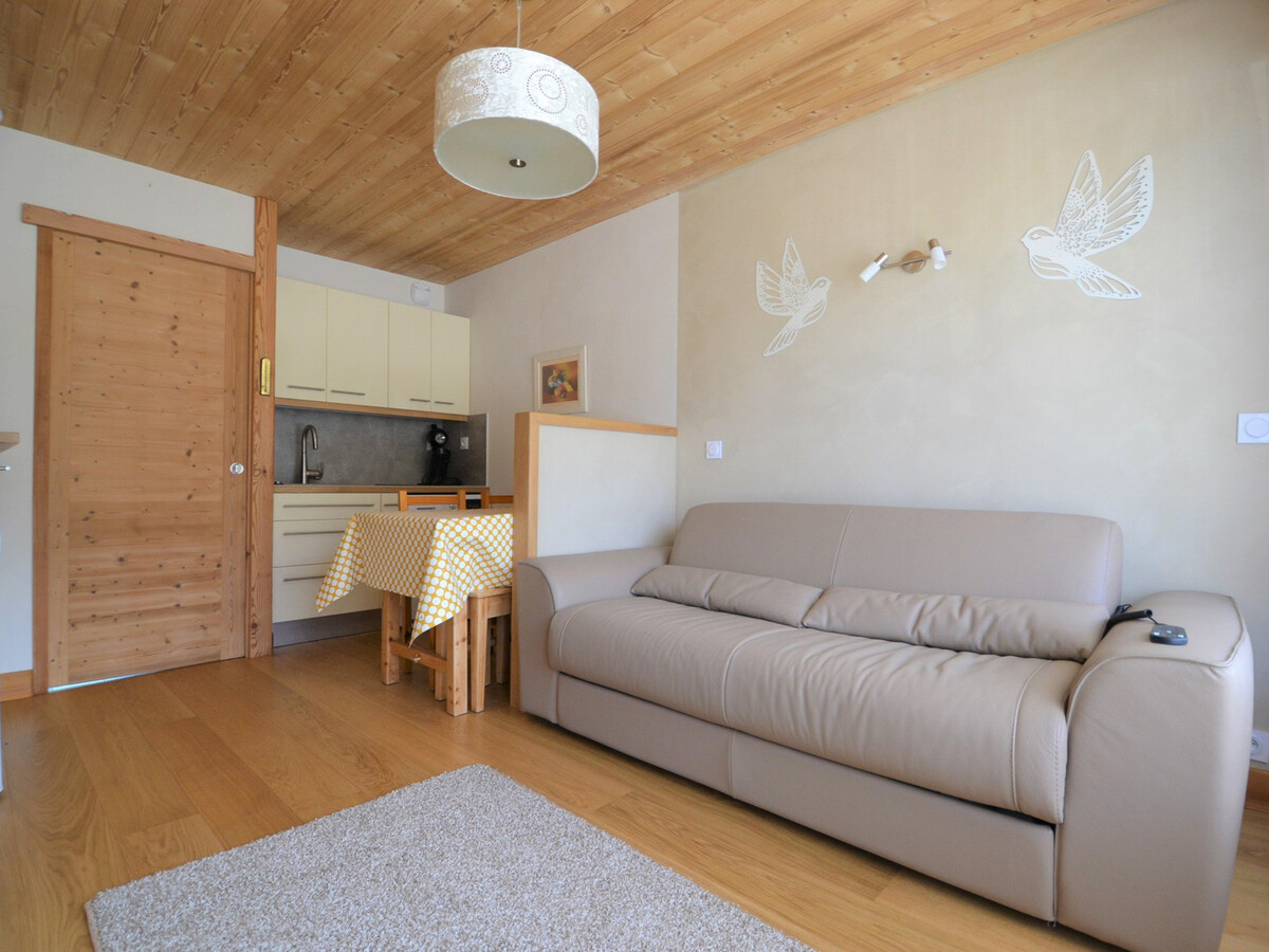 Studio 22m² à 200m des pistes, balcon Sud montagne - Photo 1