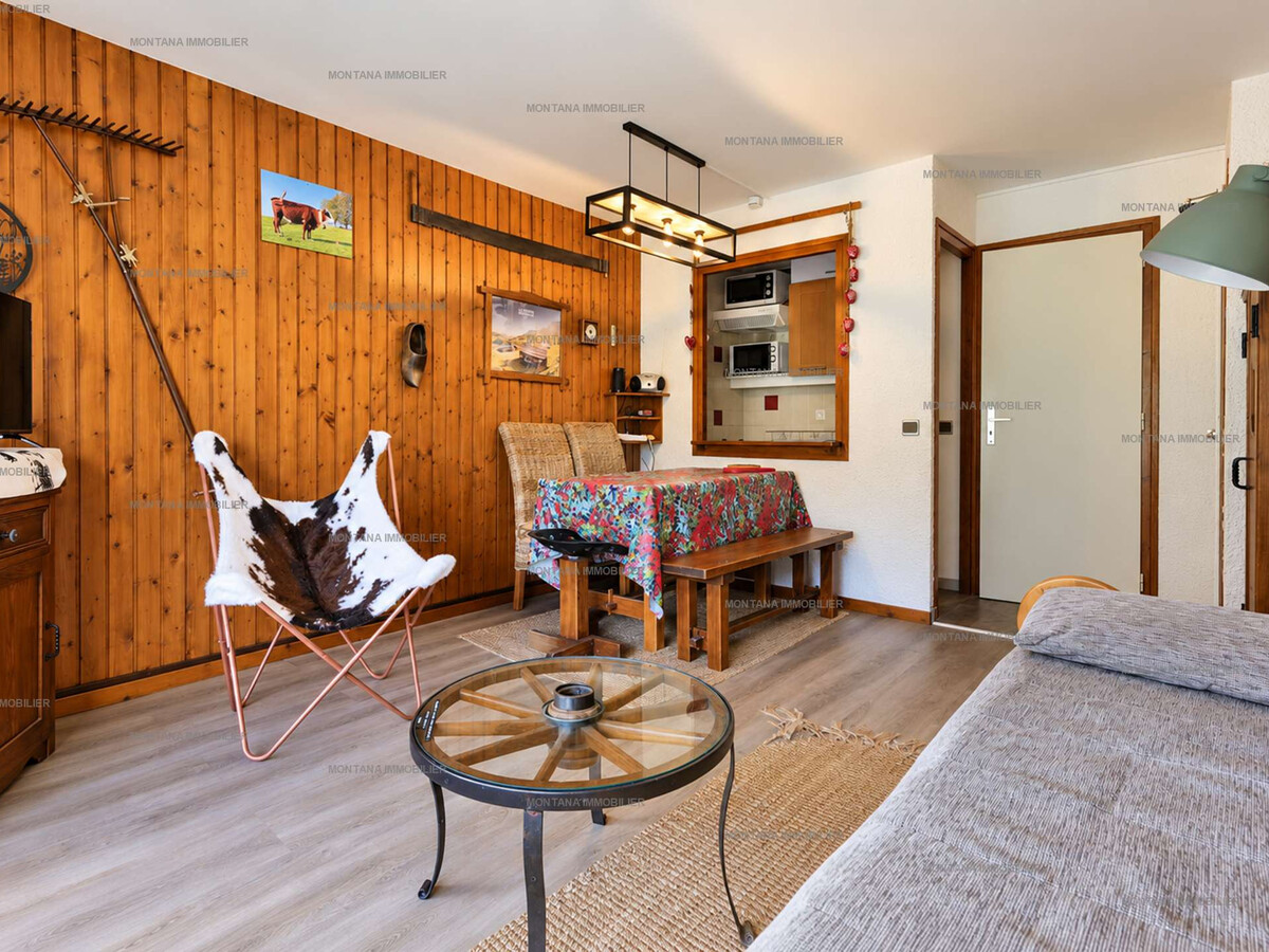 Studio 25m² vue montagne au Grand-Bornand - Photo 4