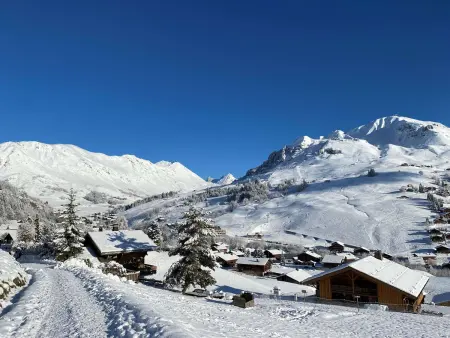 T2 skis aux pieds au Grand-Bornand, terrasse Sud-Est : photo 15