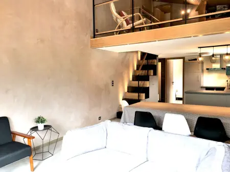 Location appartement à Le Grand Bornand, Bel appartement rénové pour 8 personnes au Grand-Bornand avec parking privé
