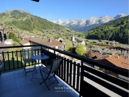 Appartement 8 pers. au Grand-Bornand, balcon vue Aravis : photo 14