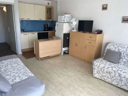 Studio 4 pers Port Camargue, vue piscine et port : photo 2