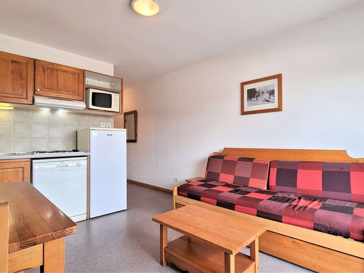 Studio cabine sud avec balcon à 100m du télésiège - Photo 3