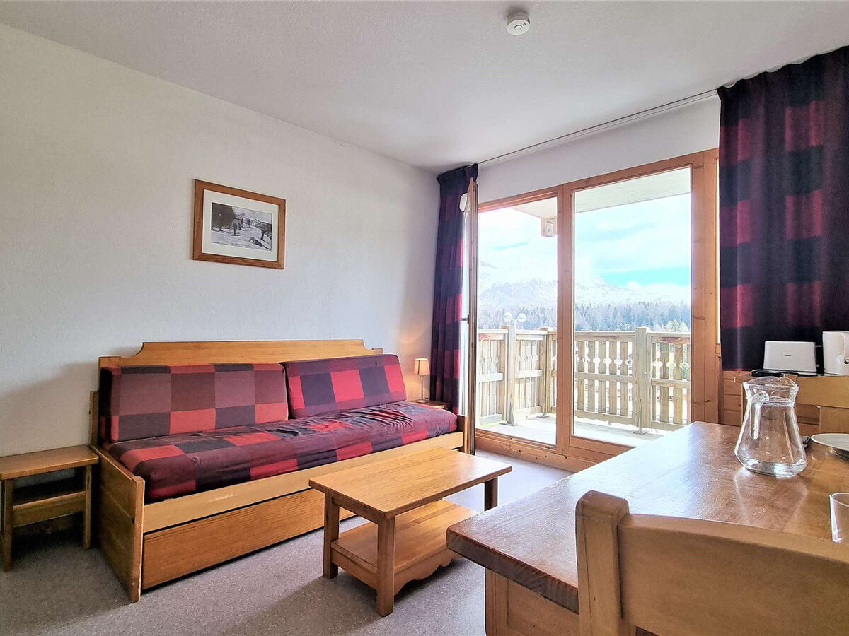 Studio cabine sud avec balcon à 100m du télésiège - Photo 7