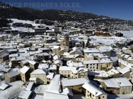 F2 cabine 6 couchages aux Angles, balcon vue pistes : photo 9
